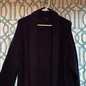 Great J Crew Long XL Navy Sweater